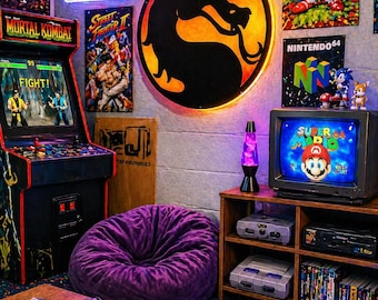 Arcade game LED Game Room sign
