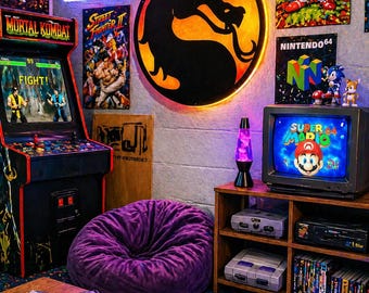 Fathers Day gift LED Game Room sign