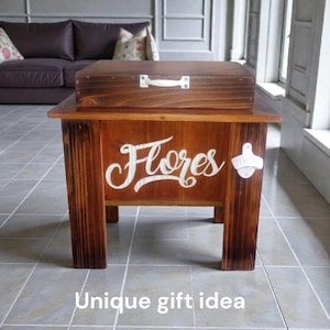 Rustic Style mini cooler image 1