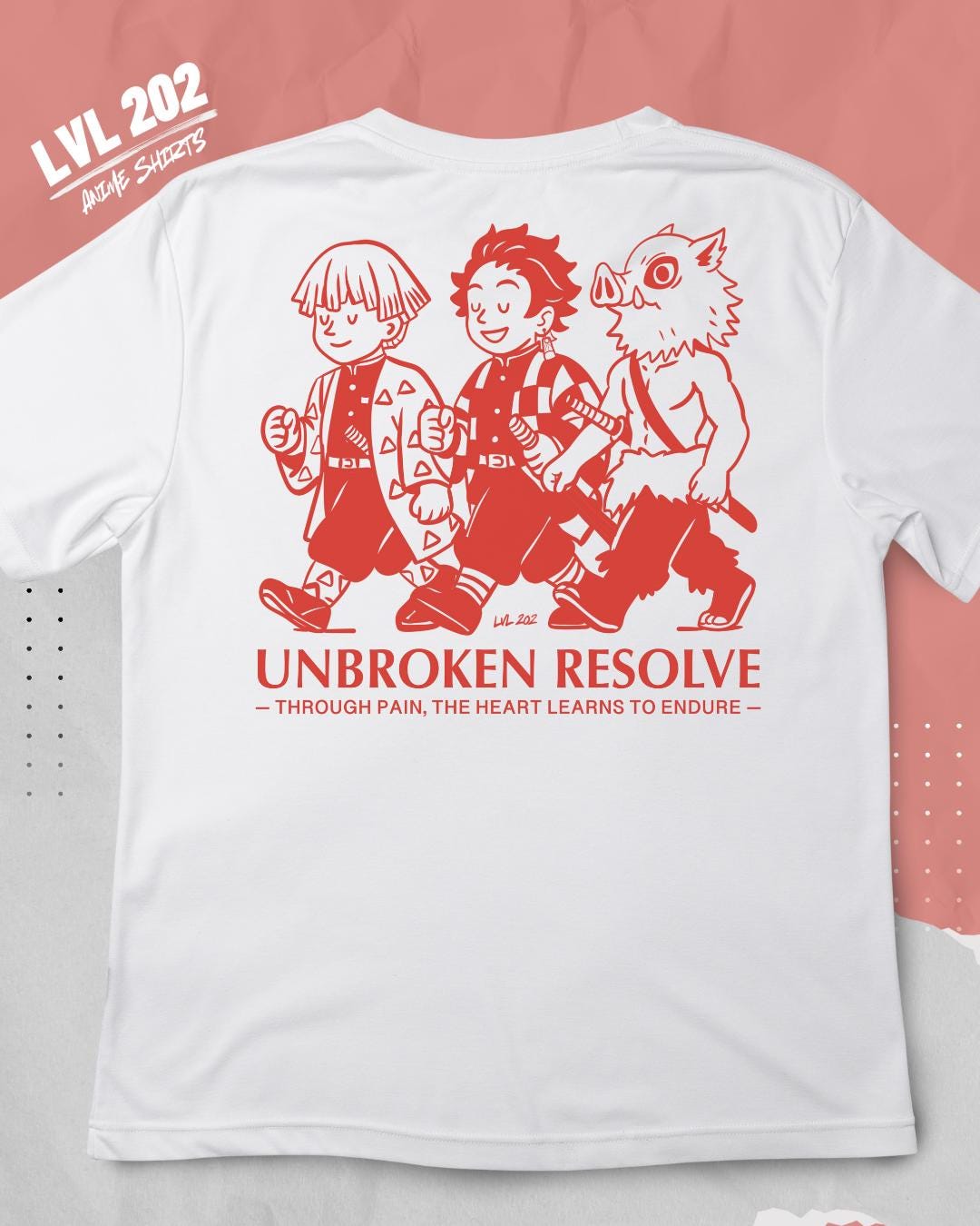 Anime Demon Slayer T-Shirt - Unisex Kawaii Casual 3D Print Tee With Free Keychain (Multiple Sizes) - View #4