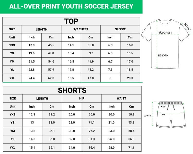Customizable Brazil Kids Soccer Jersey and Shorts Set, Youth Football Uniform afbeelding 9