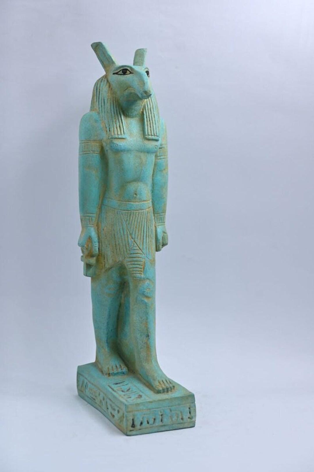 Vintage Egyptian Seth Statue: God of Chaos, Storms, Deserts Home Decor ...