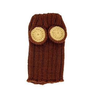 Grizzly Bear Dog Snood Knit Crochet Dog Hat Easter Dog Costume Ear Warmer image 6