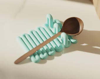 Soporte moderno para utensilios / Soporte para cucharas de encimera de cocina
