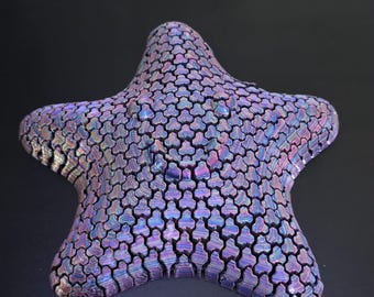 3D Gedrucktes Flexi Star Fidget Spielzeug, Gelenk Schreibtisch Stressabbau, Einzigartiges Design