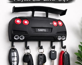 Colgador de llaves GTR impreso en 3D: elegante decoración para el hogar