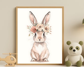 Boho bloemenkonijntje