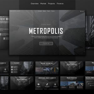 Presentazione di Black Real Estate, Architettura Moderna (PowerPoint)