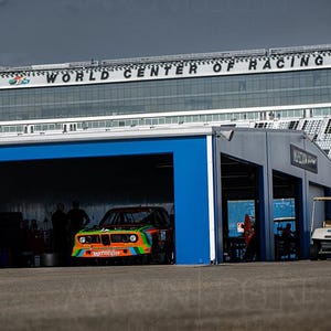 BMW 3.0 CSL at Daytona International Speedway Florida – World Center of Racing Motorsports Photography Print