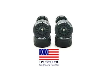 TURBO FANS (C1-C15) 1:64 scale custom wheel sets fit hot wheels , wheel swaps , diecast cars, model car accessories, rubber tires variations