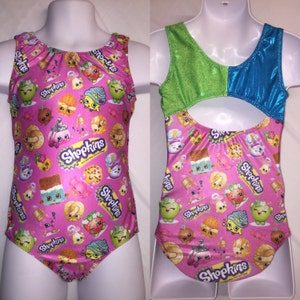 Girls gymnastics leotard shopkins leotard image 1