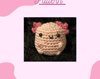 NO SEW Mini Axolotl Pattern (PDF)