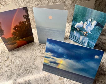 Coastal Calm Card Set | California Fine Art Greeting Cards | Blank Inside | Limited Paper Editions