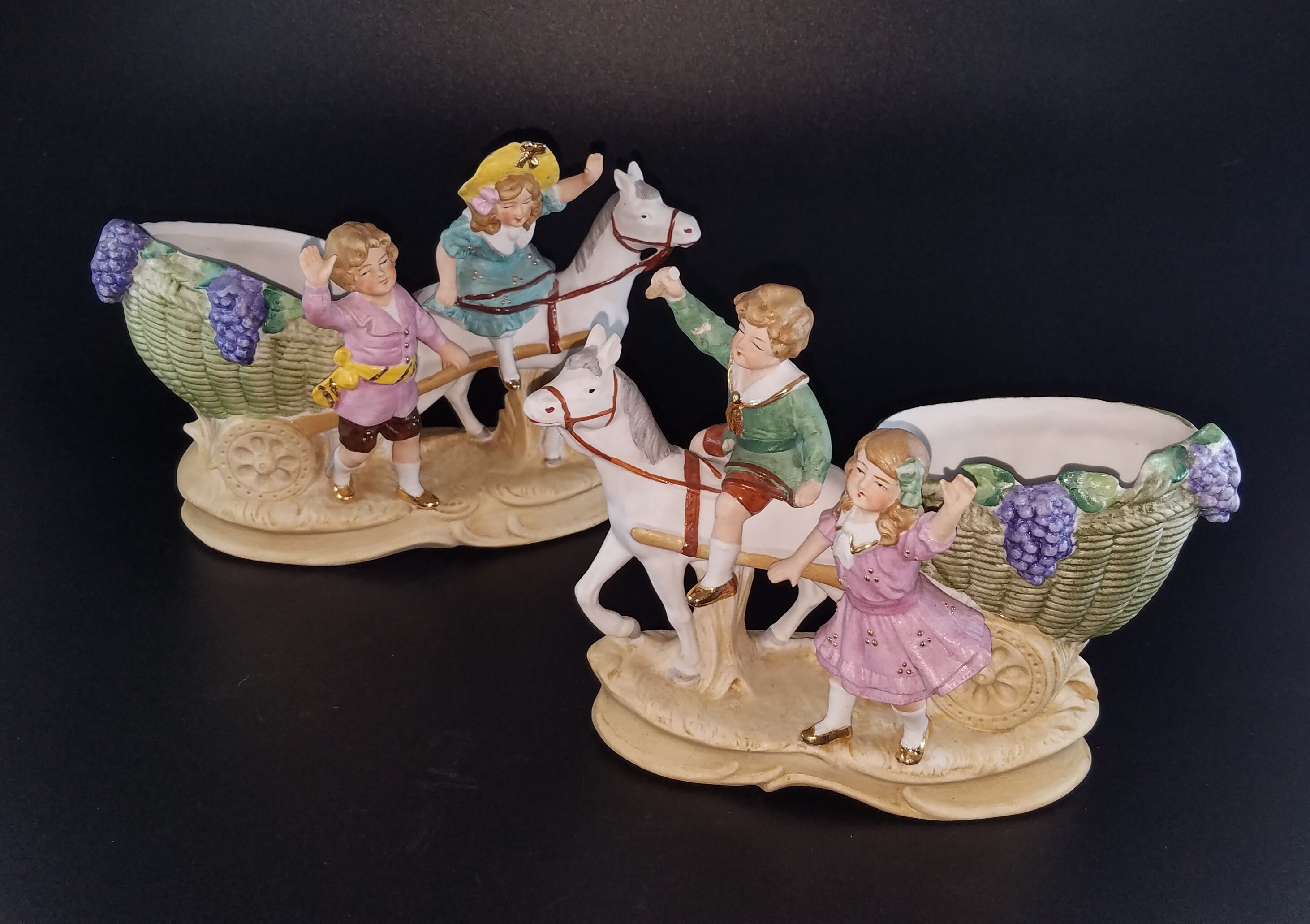 PAIR Vintage Bisque Figurines Made in Germany w/makers mark & Etsy