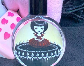 Gothic Girlfriend- Dunkler Gourmand mit Zitrone, Beeren Schokoladentorte und Zimt Kaffee- Rollerball Parfüm