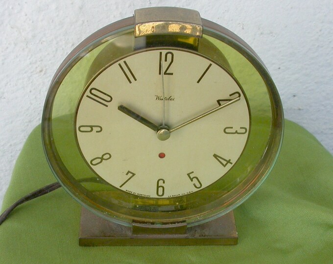 1940's Westclox ORACLE Clock Postwar Art Deco Reserved Etsy