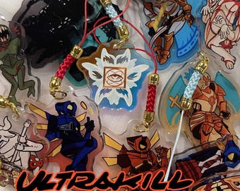 mini ultrakill phone charms