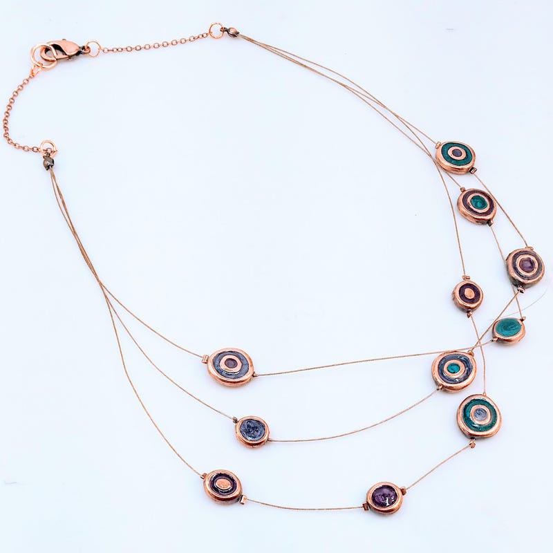 Memory Wire Necklace - Etsy