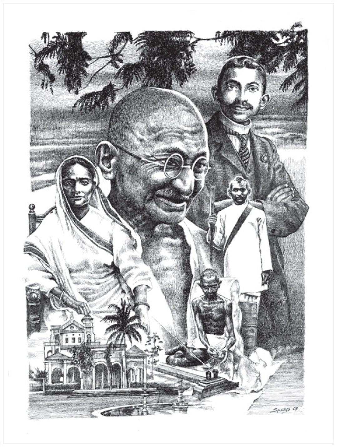 Download Mahatma Gandhi, India, Face. Royalty-Free Vector Graphic - Pixabay