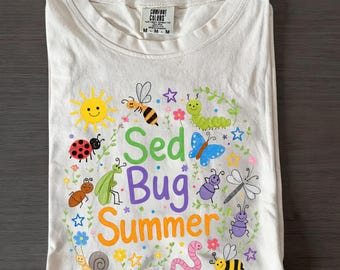 Comfort Colors Sad Bug Summer Shirt, Cottagecore Insect Tee, Nature Lover Gift