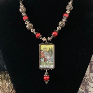 The Empress Tarot Card Necklac ~ Smith-Waite Tarot