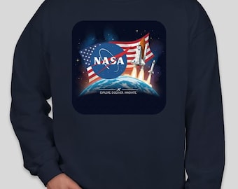 The "Odyssey" NASA Graphic Crewneck Sweatshirt