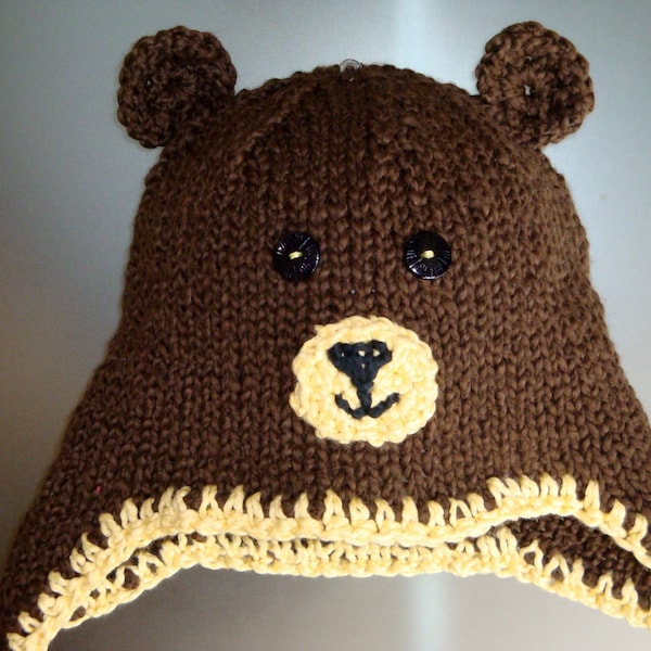 Teddy Bear Hat Etsy