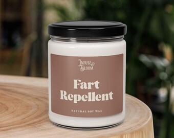 Bougie de soja repoussant les pets, cadeau pour bâillonner rigolo, neutralisant d'odeurs