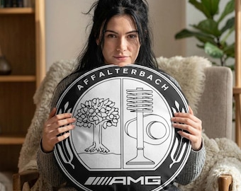 Affalterbach AMG Custom Shaped Pillow | Car Logo Throw Pillow