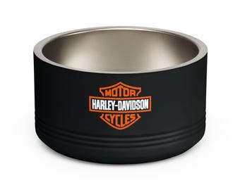 Harley Davidson voerbak 18oz roestvrijstalen voerbak