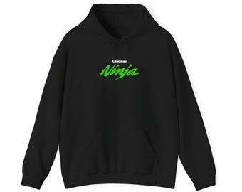 Kawasaki Ninja aangepaste naam hoodie gepersonaliseerde verjaardagscadeau, kerstcadeau, Valentijnsdag, waardering voor vader, opa, vriend, broer