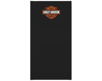 Harley Davidson-halsbeenkap met schild, bivakmuts met motorlogo, bikertube-masker, bescherming tegen wind en zon