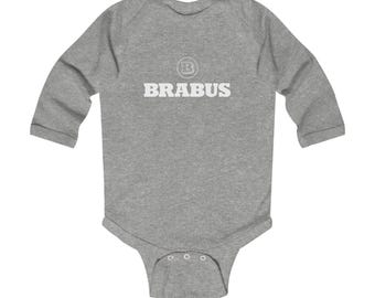 Brabus-rompertje met lange mouw Brabus-rompertje zachte katoenen pasgeboren baby Mercedes-Benz
