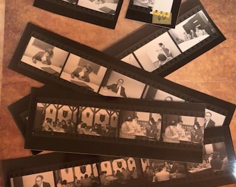 Negativi in bianco e nero degli anni '70 su carta fotografica