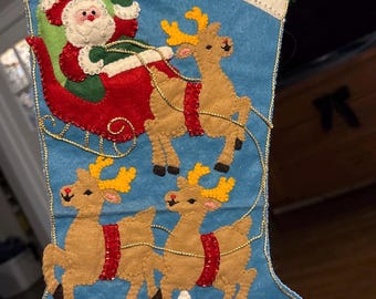 Färdig Bucilla-strumpa!