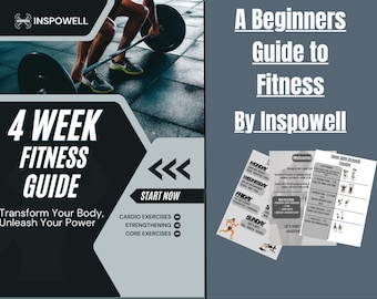 4 Week Fitness Program: Home & Gym Workouts (PDF Download)