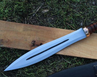 Repuesto vikingo nórdico \ Regalo para él \ Hecho a mano \ Trabajo real \ Cuchillos \ Machete \ Listo para enviar.