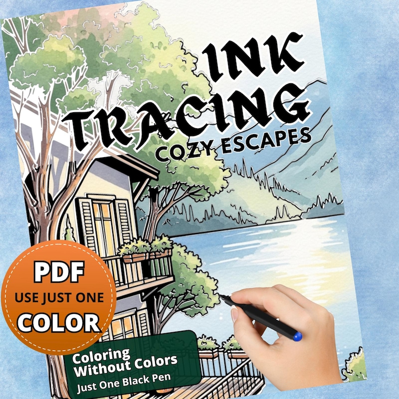 Ink Tracing Printable - Etsy
