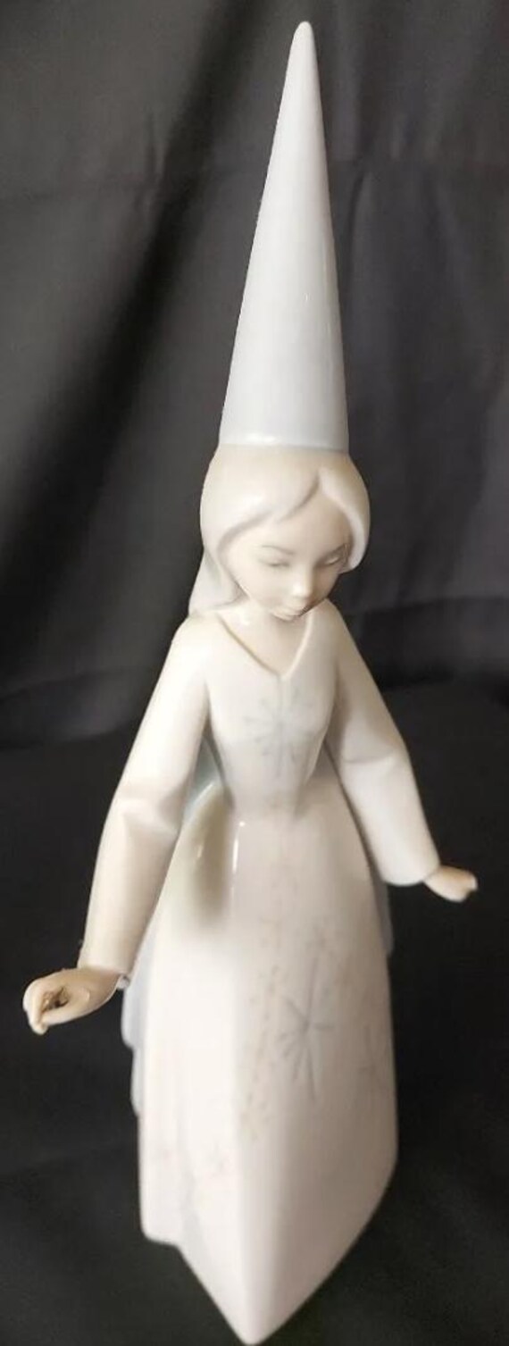 1969 Lladro Spain Glossy Porcelain Fairy Godmother #4595 Figurine
