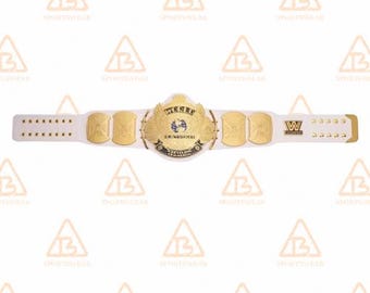 Réplica del cinturón de campeonato White Winged Eagle, placas de latón de 2 mm, tamaño adulto, artículo de colección de lucha libre.