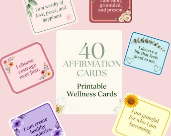 Positive Affirmation Cards Printable