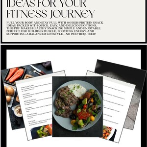 High Protein Snack Guide: Quick & Easy Ideas (Digital Download)