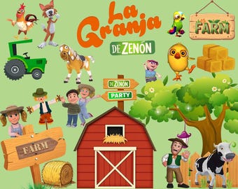 Instant Download The Zenon Party Png and Font Bundle - Digital File