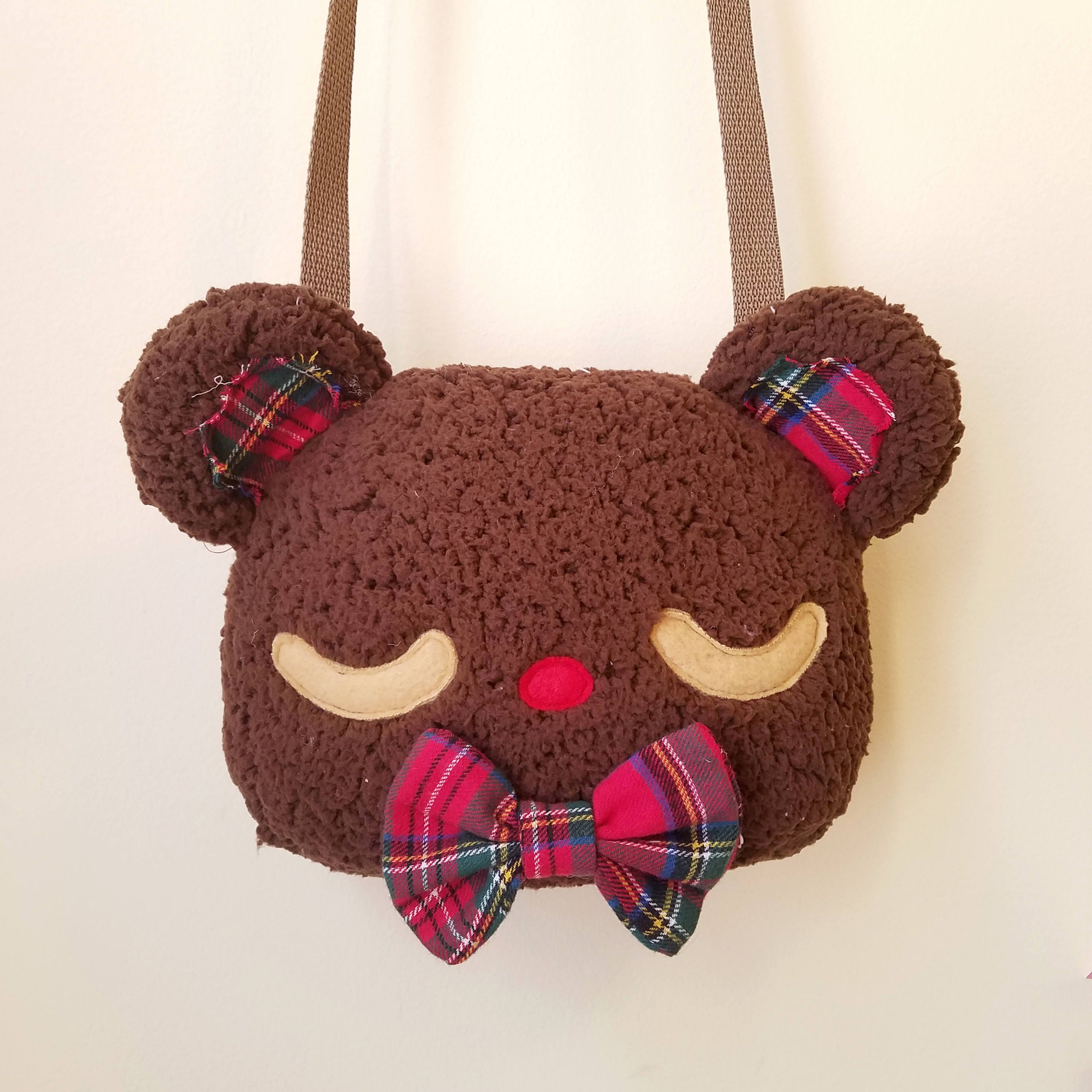 Teddy Bear Purse Brown Bear Novelty Purse Lolita Purse Etsy