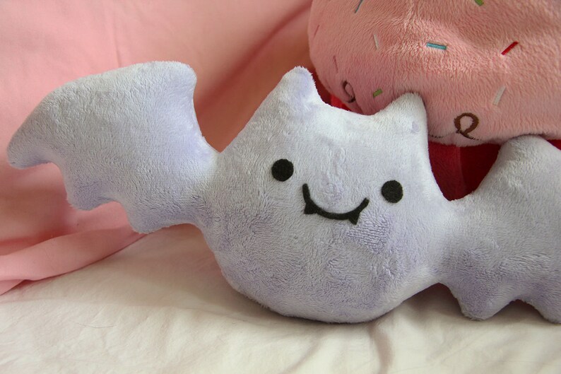 Creepy Cute Bat Plush/Plushie Lavender Baby Blue and Baby | Etsy