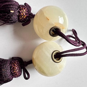 Handmade Onyx Fūchin Scroll Weights – Japanese Kakemono Accessories