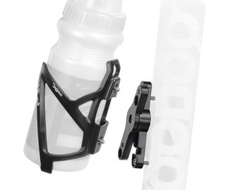 Portabidón giratorio para bicicleta con sistema de adaptador CD / Portabidón giratorio resistente y duradero para cuadro / Portabidón giratorio