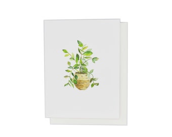 House Plant Note Card