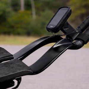 Soporte para ciclocomputador Gaviland Aero Bars / Sistema de correas ligero PA12-CF, actualización de cabina para TT Triathlon