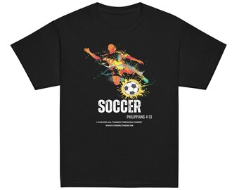 Soccer Player Phil 4:13 Youth tee